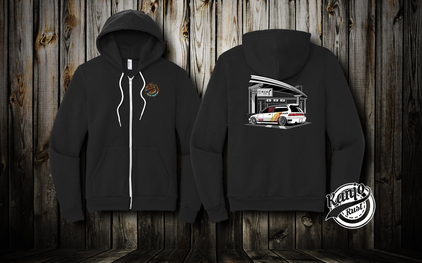 Kanjo Rust Honda Style Ef Civic No Good Racing Mechanic Shop Sweater