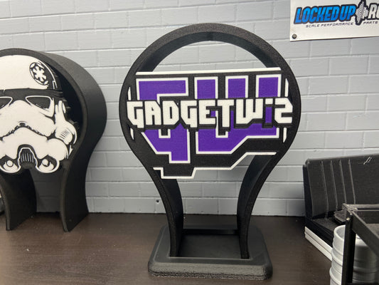 Custom Headphone Stands With Design Fee gaming Desk Organizer Twitch Streamer
