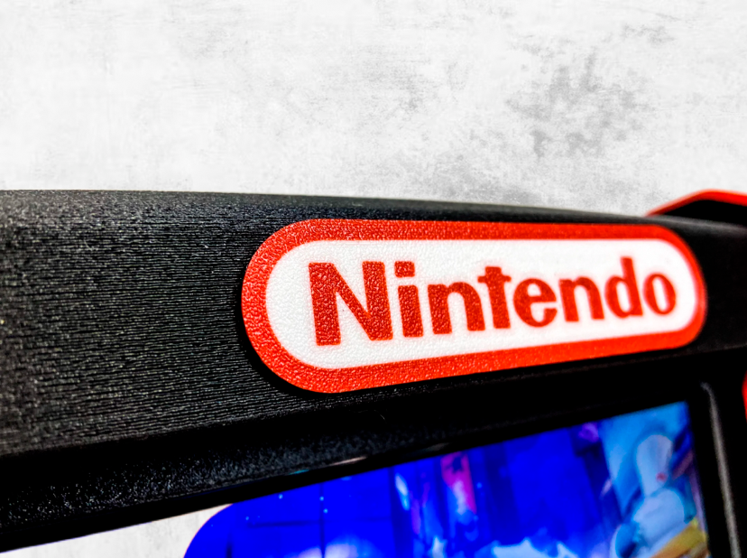 OLED Switch Screen Super Mario Inspired Nintendo Switch Arcade Cabinet 3D Printed
