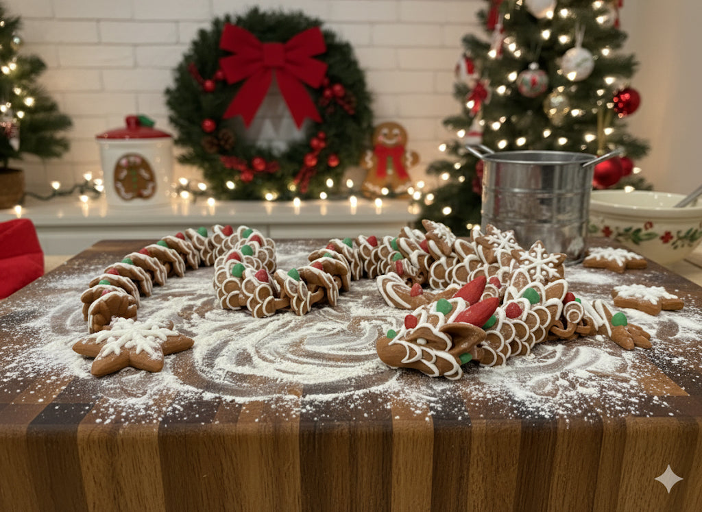 Large Christmas Gingerbread Dragon