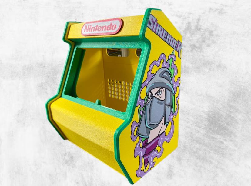 TMNT Turtle Style OLED Nintendo Switch Arcade Cabinet 3D Printed