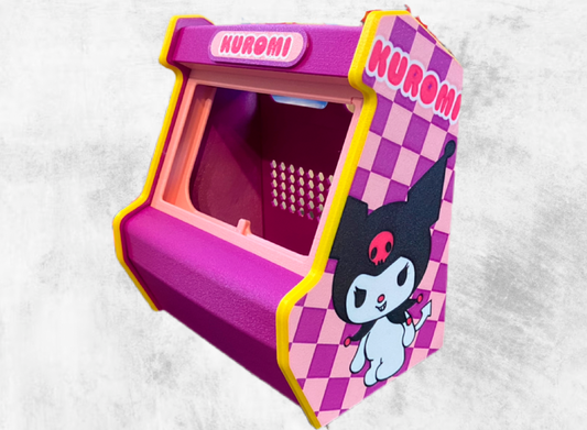 Kuromi Hello Kitty Style OLED Nintendo Switch Arcade Cabinet 3D Printed