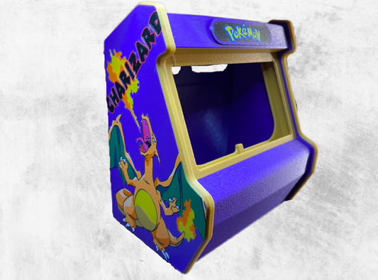 Charizard Poki Style OLED Screen Nintendo Switch Arcade Cabinet 3D Printed