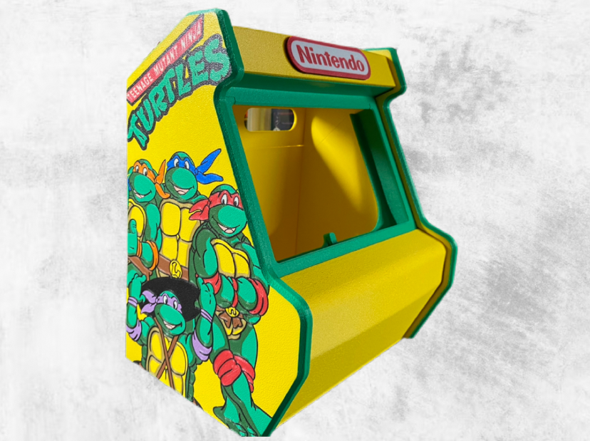 TMNT Turtle Style Regular Nintendo Switch Arcade Cabinet 3D Printed