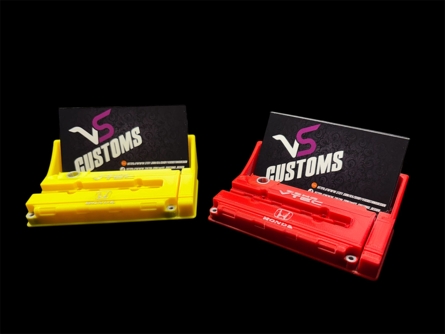 B Series Valve Cover Business Card Holders