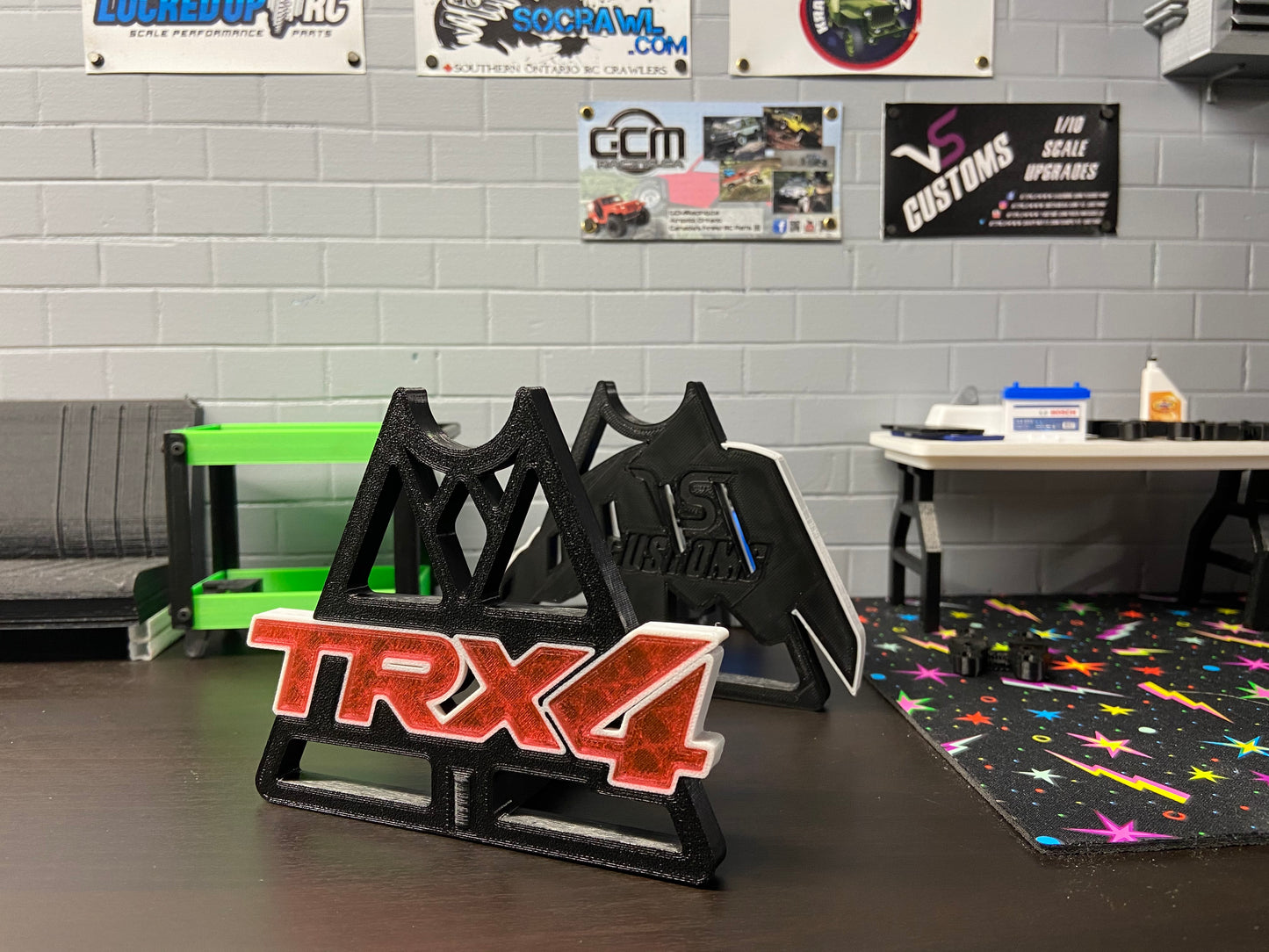 TRX4 style Off-road Logo RC Crawler Axle Stand