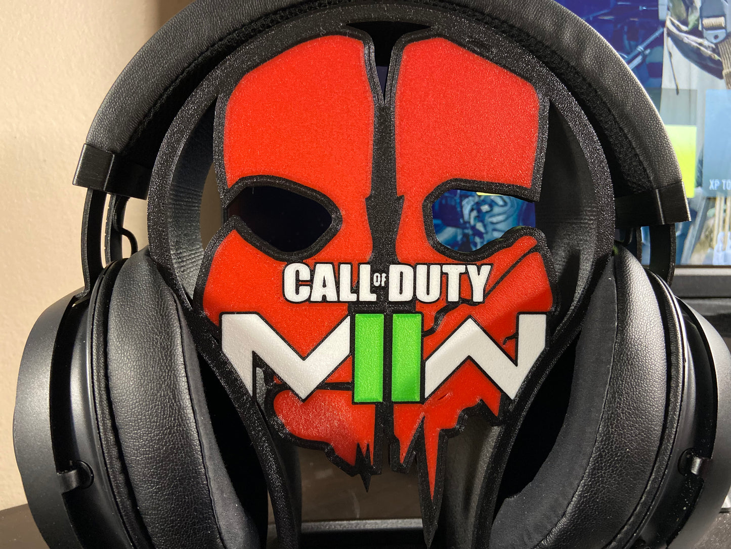Call Of Duty SOAP Modern Warfare 2 MW2 Warzone 2.0 gaming Headphone Stand Desk Organizer Twitch Streamer COD