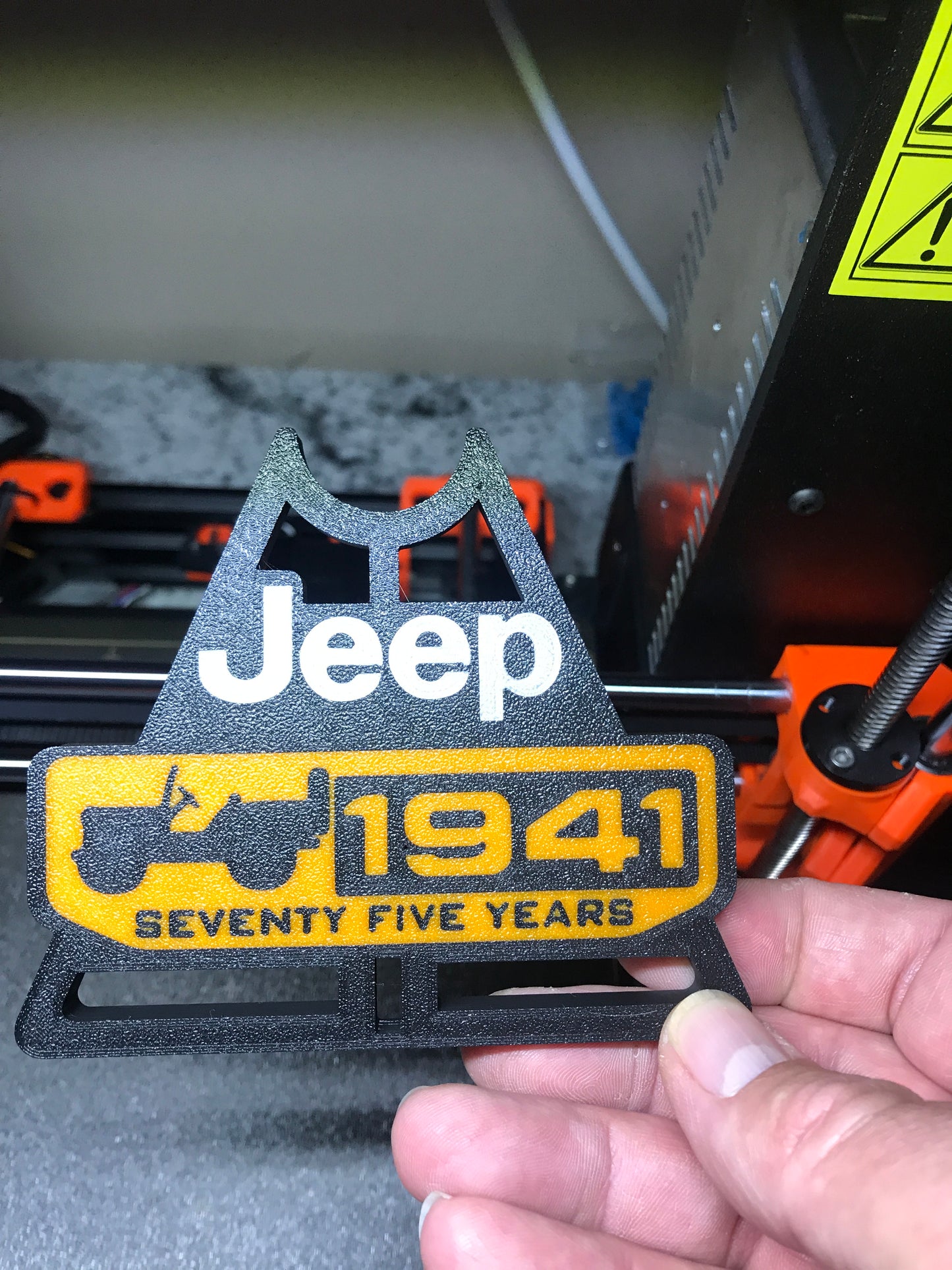 Jeep 1941 Willy's Vintage style Off-road Logo RC Crawler Axle Stand