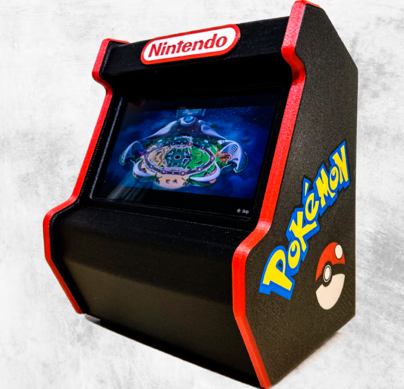 Regular Switch Screen Nintendo Switch Arcade Cabinet 3D Printed