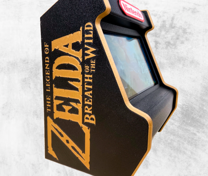 Zelda Style OLED SCREEN MODEL Nintendo Switch Arcade Cabinet BOTW 3D Printed