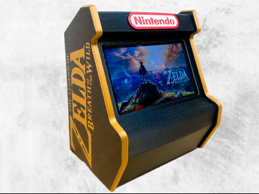 Zelda Regular Switch Screen Nintendo Switch Arcade Cabinet 3D Printed
